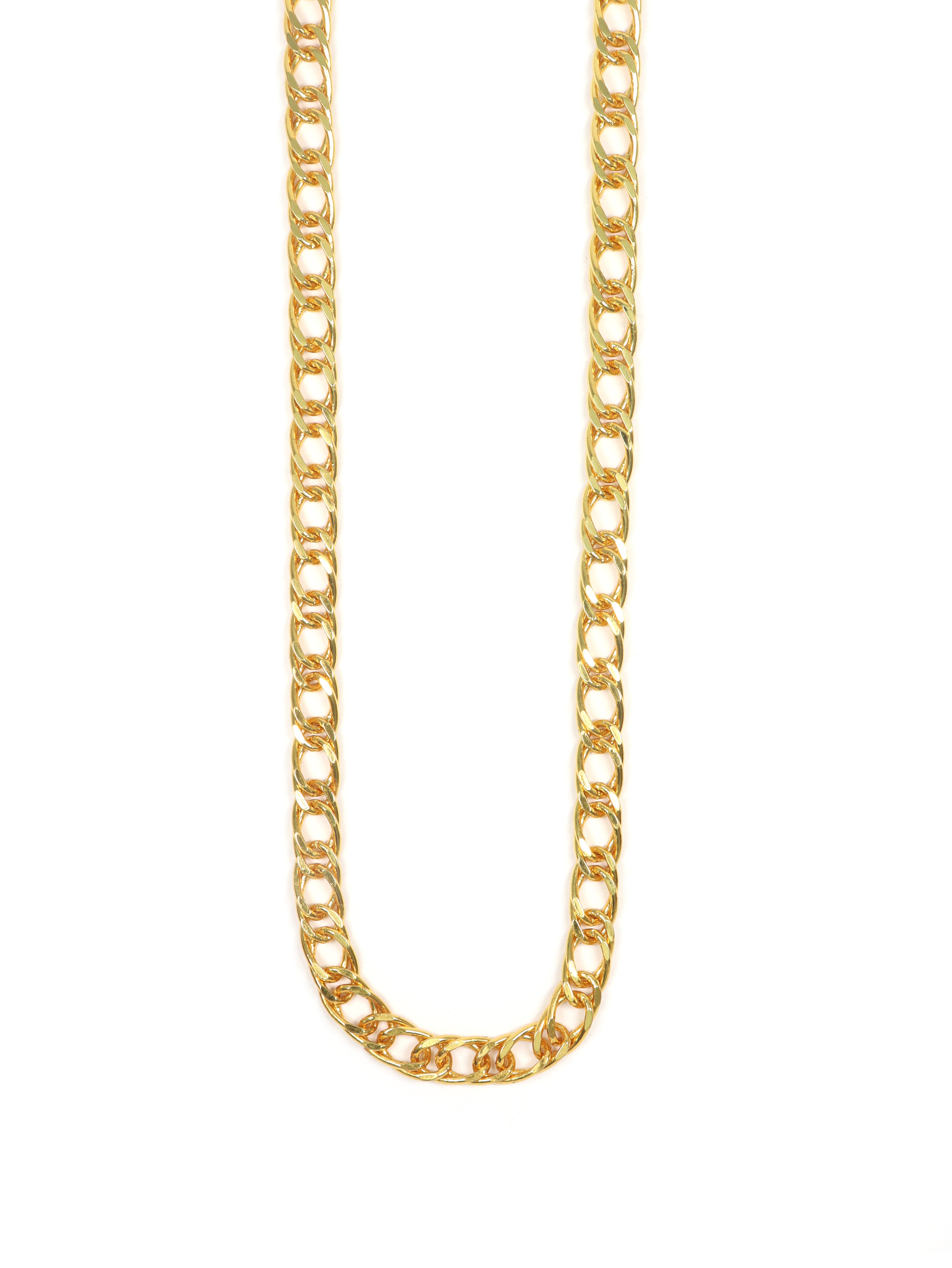 City Girl 24 CT Gold Plated 24 inch Copper Chain for Men.(CN 1078)