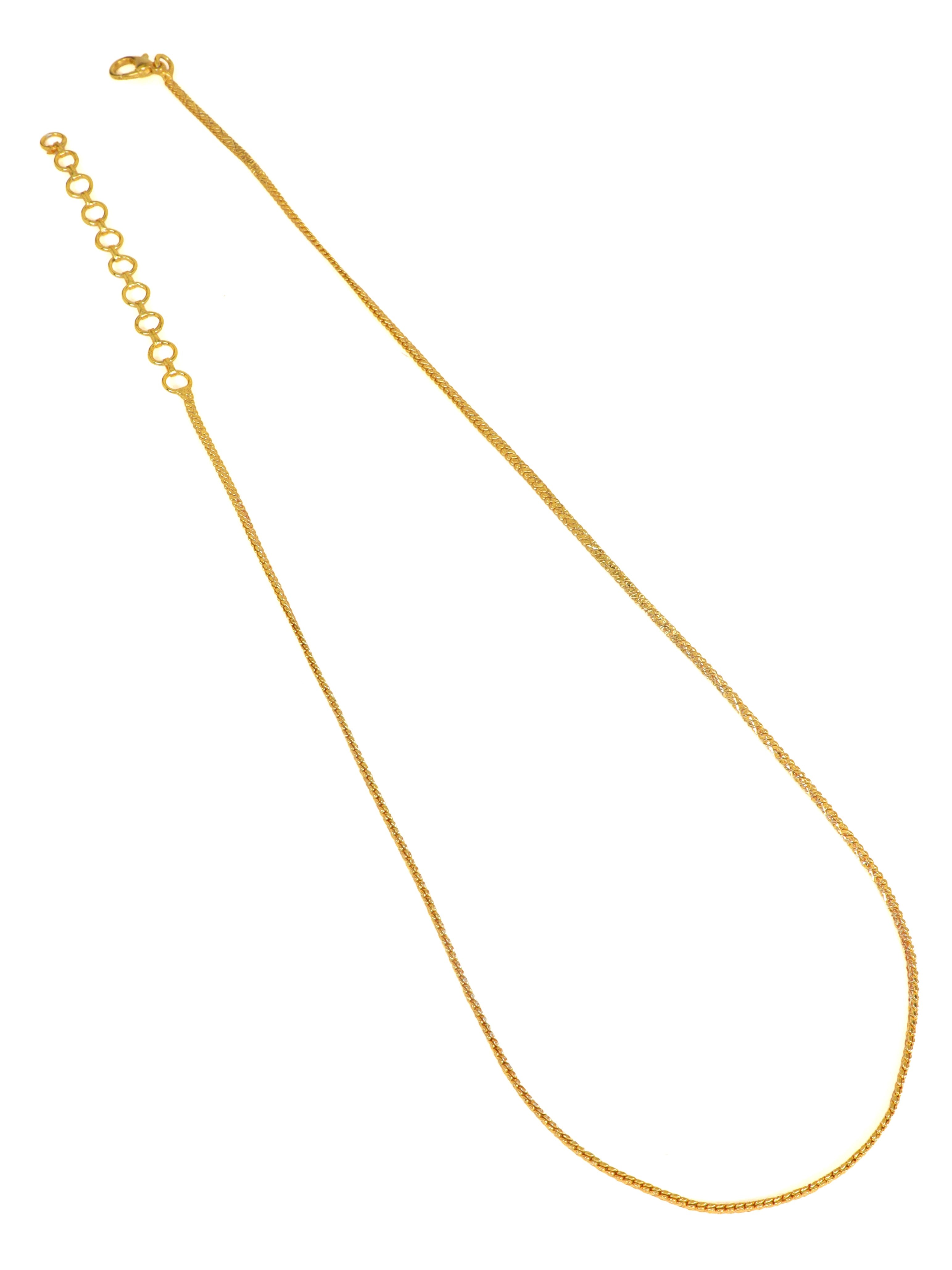 City Girl Pack of 3 Gold Plated Necklace Chains for Women & Girls | 18 Inch Chain Set | Lightweight Daily Wear Jewellery | Elegant Minimalist Fashion Chains | Gold Tone Necklace Combo