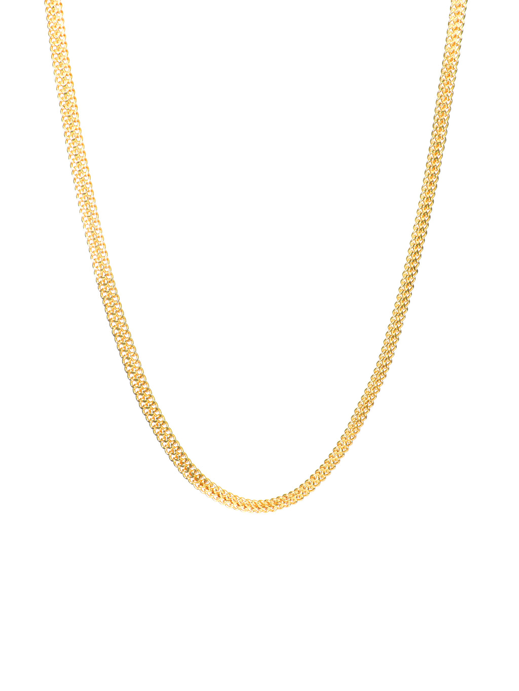 City Girl 24 CT Gold Plated Anti Tarnish 24 inch Copper Chain for Men and Women.(CN 306A)