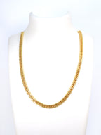 City Girl 24 CT Gold Plated 24 inch Copper Chain for Men.(CN 1699)