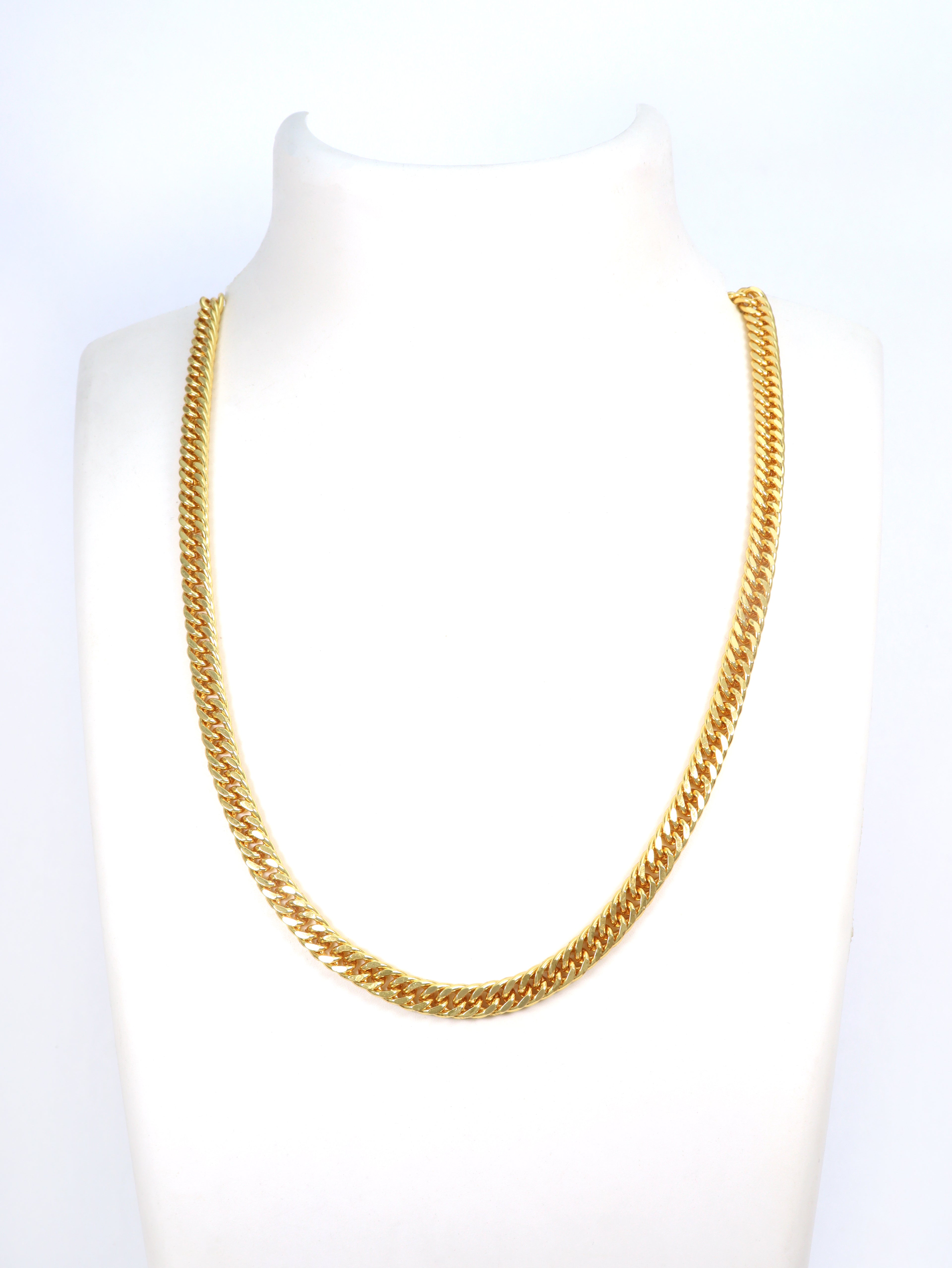 City Girl 24 CT Gold Plated Anti Tarnish 24 inch Copper Chain for Men and Women.(CN 1699)