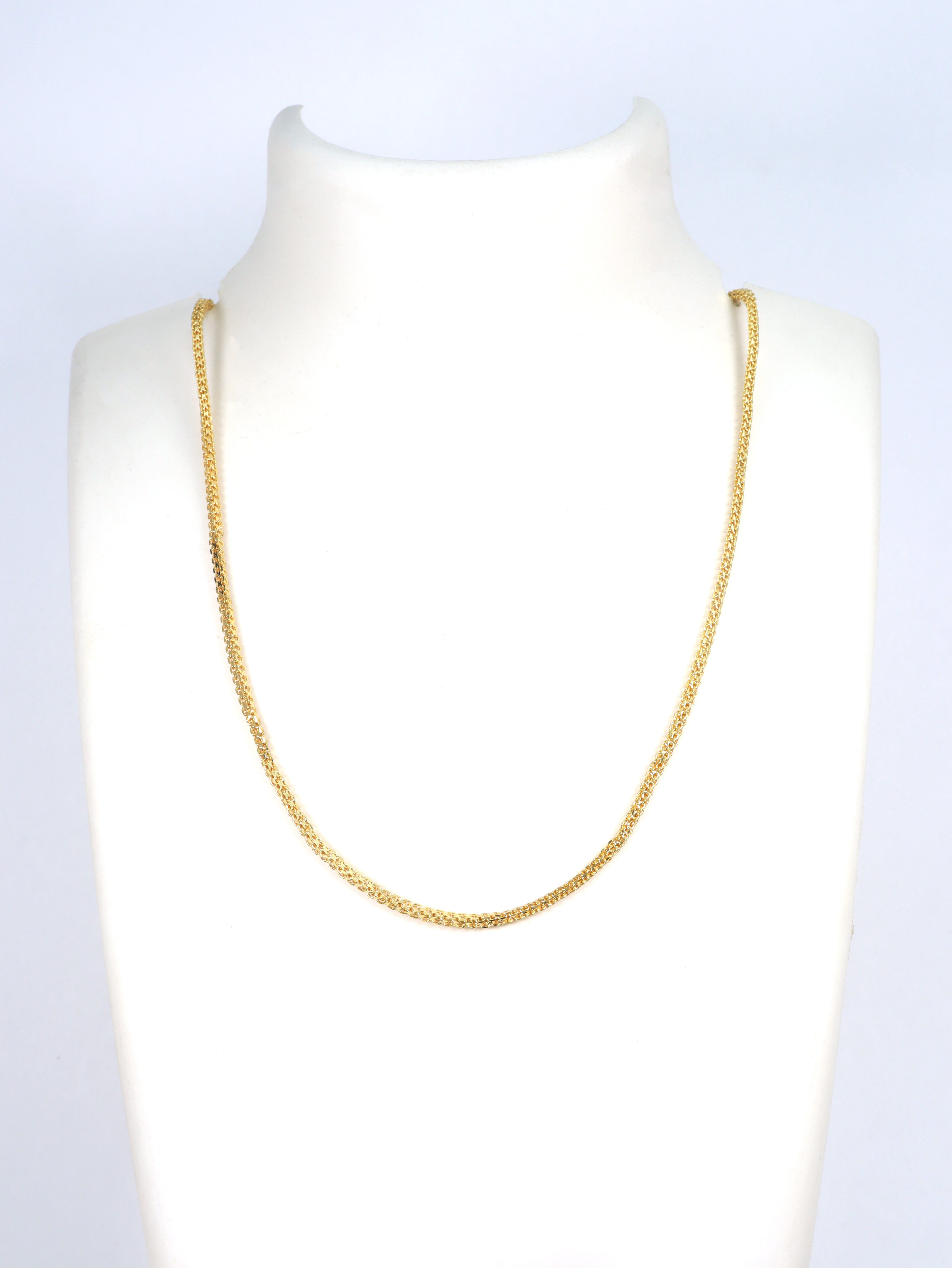 City Girl 24 CT Gold Plated 24 inch Copper Chain for Girls and Women.(CN 3901)