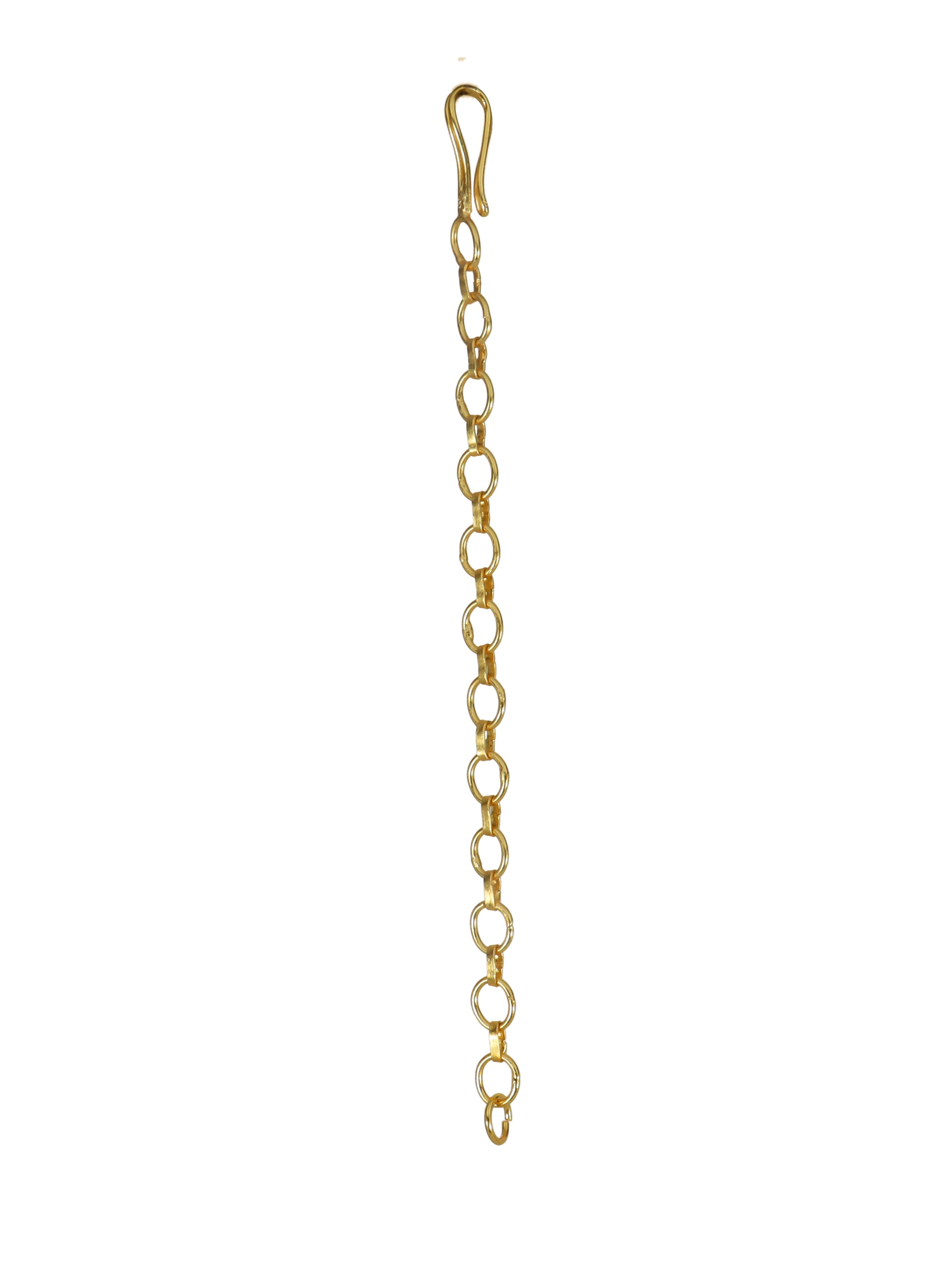 City Girl Kadi Chain Extension Pair Gold Plated | Adjustable Necklace Extender for Chokers, Jewellery Sets & Small Closures | Pair of 2 | Fashion Jewellery Accessory