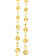 City Girl 24 CT Gold Plated Anti Tarnish 24 inch Copper Chain for Girls and Women.(BGC 005)