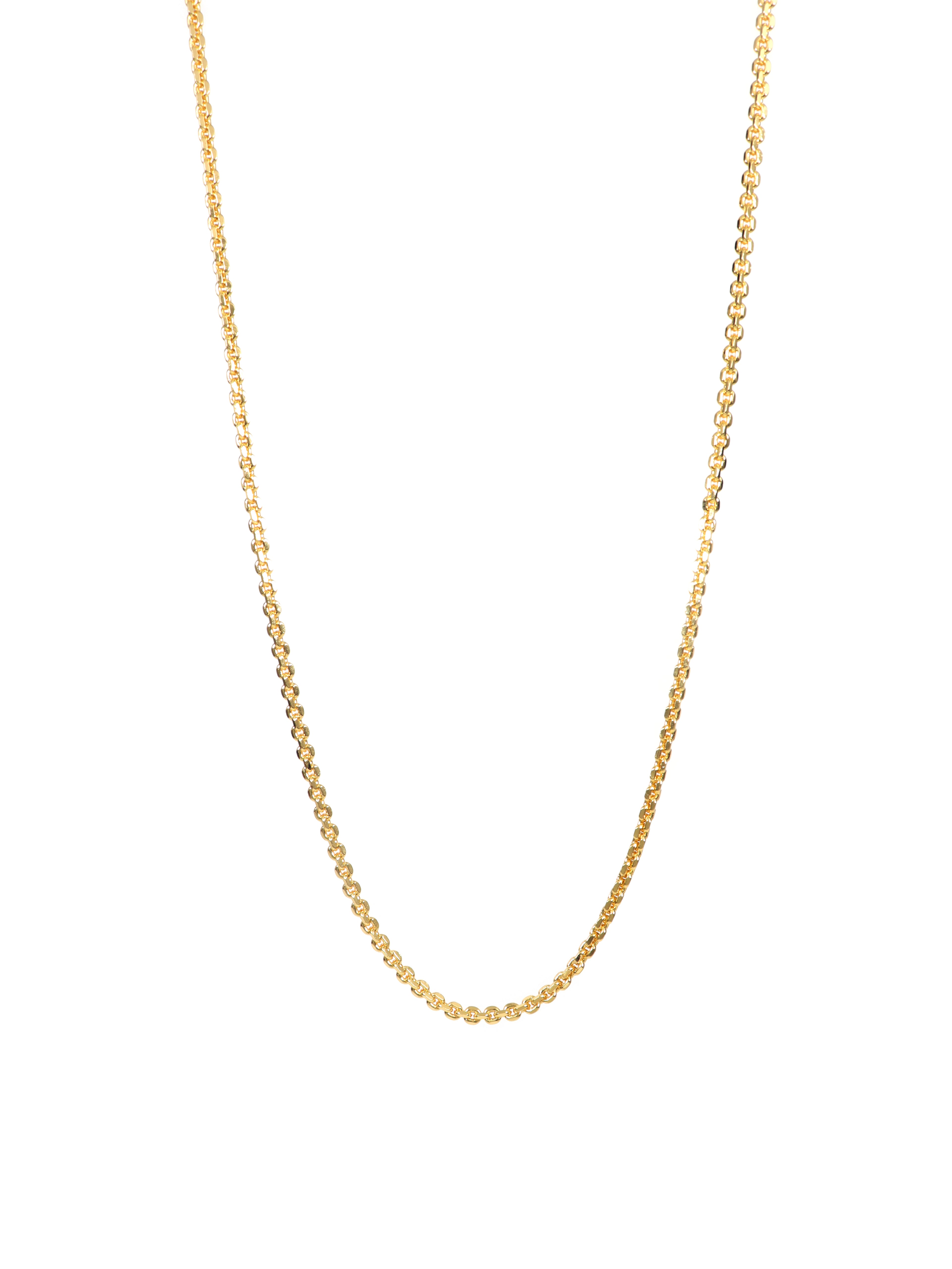 City Girl 24 CT Gold Plated Anti Tarnish 24 inch Copper Chain for Men and Women.(CN 1666)