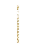 City Girl Kadi Chain Extension Pair Gold Plated | Adjustable Necklace Extender for Chokers, Jewellery Sets & Small Closures | Pair of 2 | Fashion Jewellery Accessory