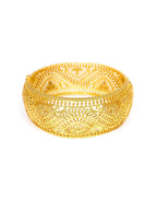 City Girl Traditional Handcrafted Anti Tarnish 24ct Gold Plated Copper Bangle KADA with Screw For Women and Girls. (1 pcs) (CH 003)