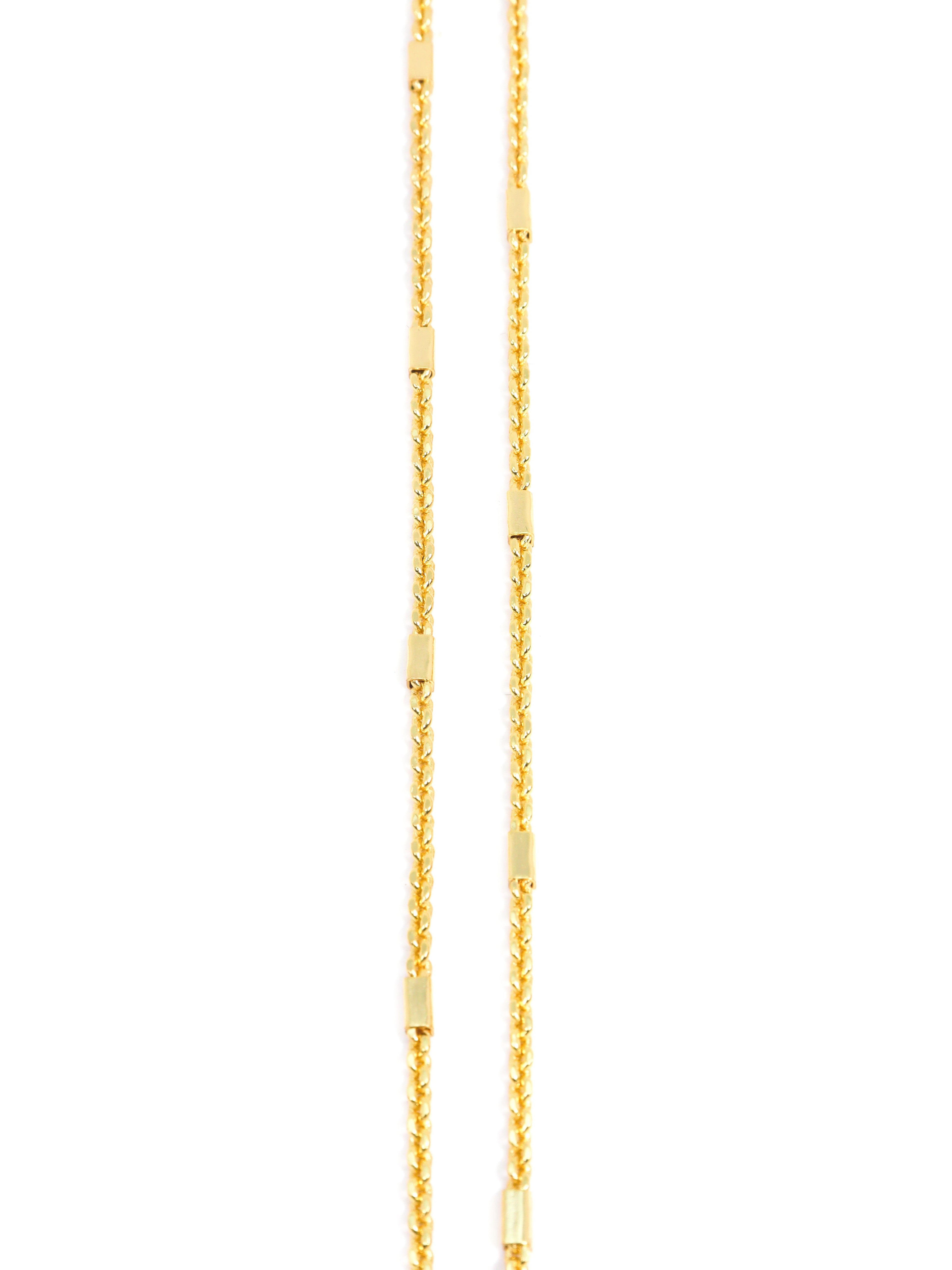 City Girl 24 CT Gold Plated Anti Tarnish 20 inch Copper Chain for Girls and Women.(CN 1156)