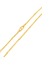 City Girl 24 CT Gold Plated Anti Tarnish 20 inch Copper Chain for Girls and Women.(CN 1156)