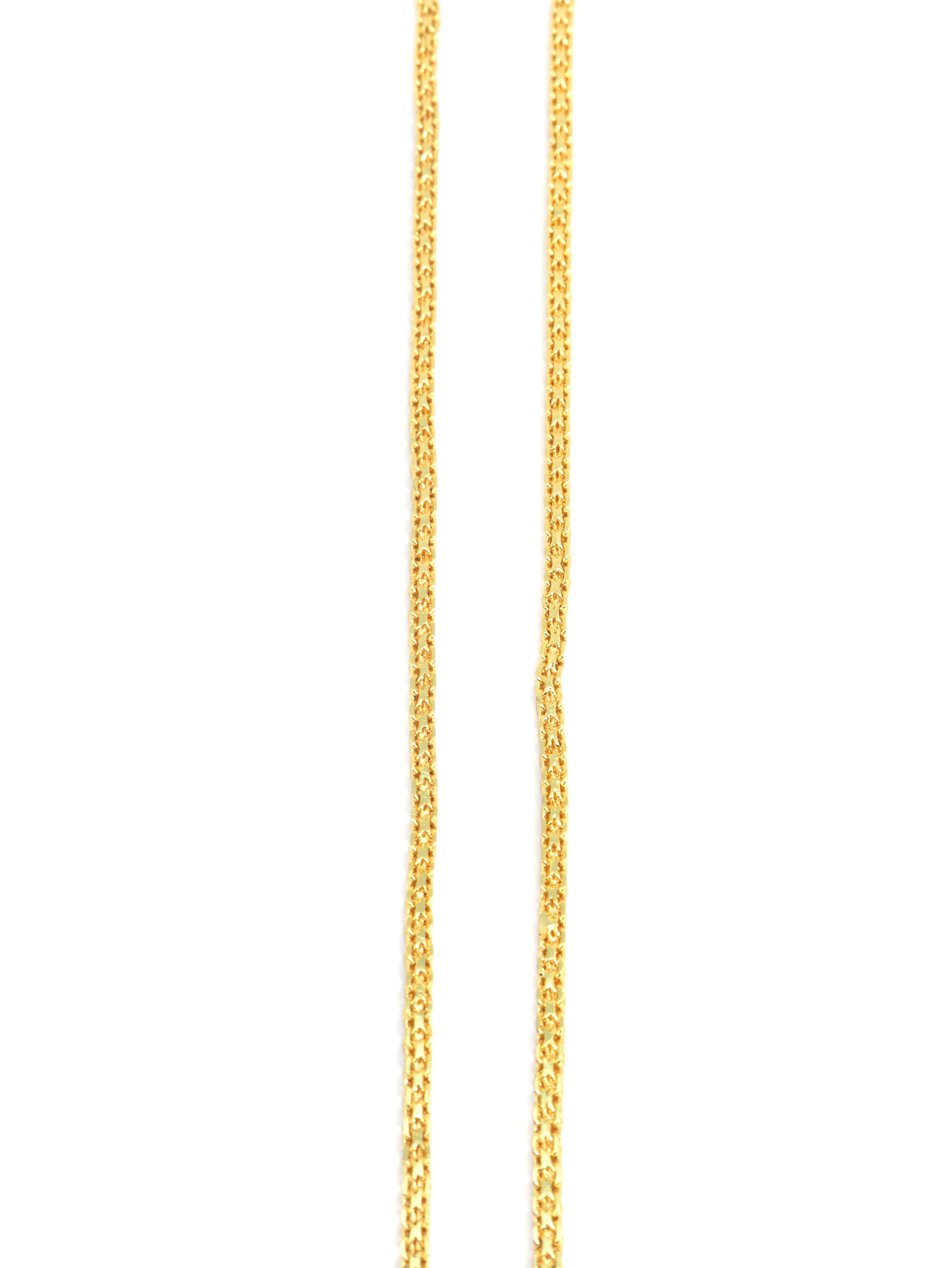 City Girl 24 CT Gold Plated 24 inch Copper Chain for Girls and Women.(CN 3901)