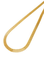 City Girl Jewellery Gold Plated Chain for Men & Women | 24 Inch Brass Chain Necklace with S Hook Lock | Stylish Western & Fusion Wear Jewellery for Daily Wear