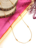 City Girl 24 CT Gold Plated Anti Tarnish 24 inch Copper Chain for Girls and Women.(CN 1617)
