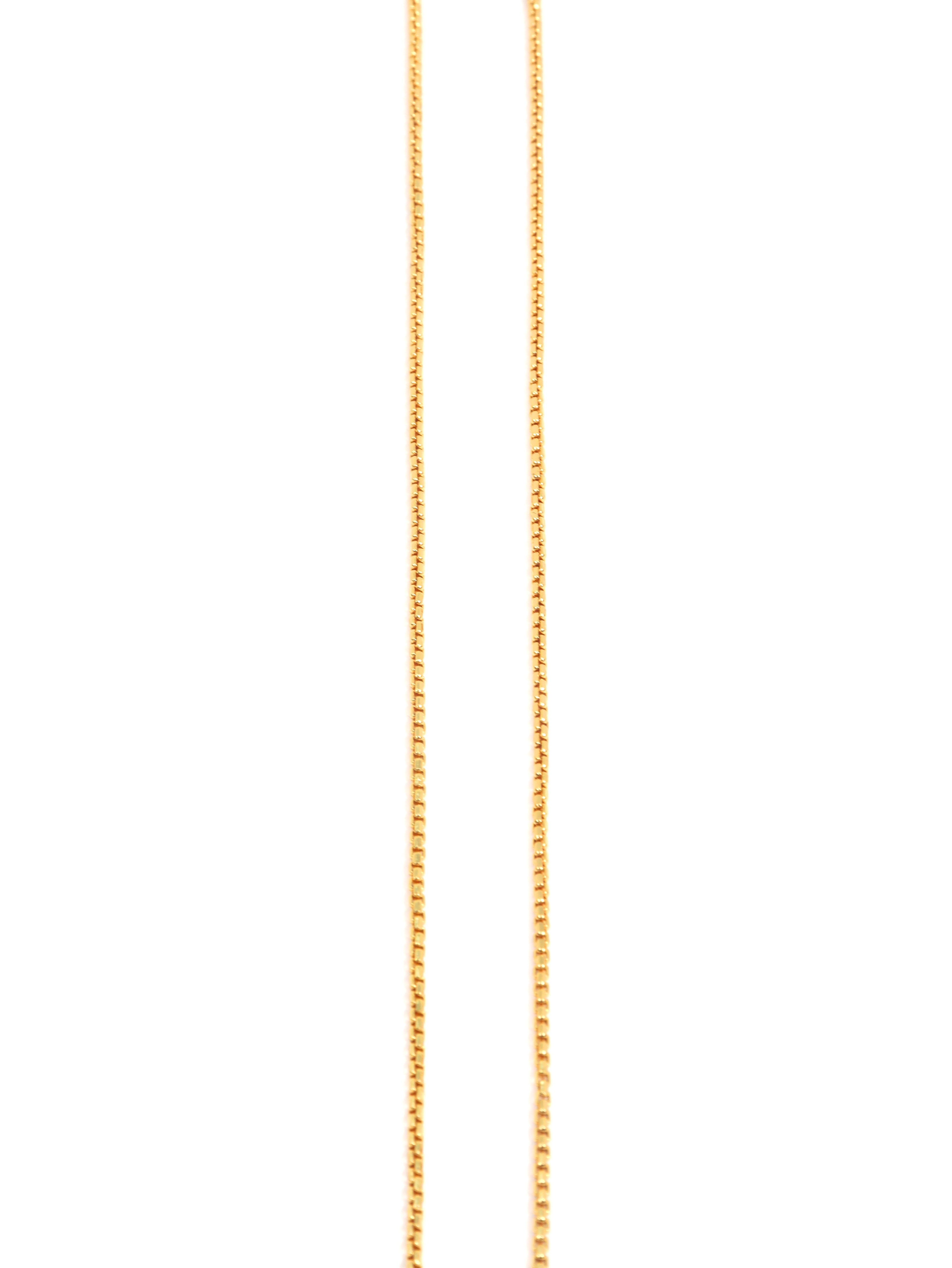 City Girl 24 CT Gold Plated Anti Tarnish 20 inch Copper Chain for Girls and Women.(CN 1577)
