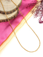 City Girl 24 CT Gold Plated Anti Tarnish 24 inch Copper Chain for Girls and Women.(DCP1)