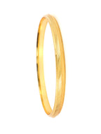 City Girl 24ct Gold Plated Anti Tarnish Iron Kada Bangle Bracelet for Men and Boys. (1 Pc) (KADA 105)