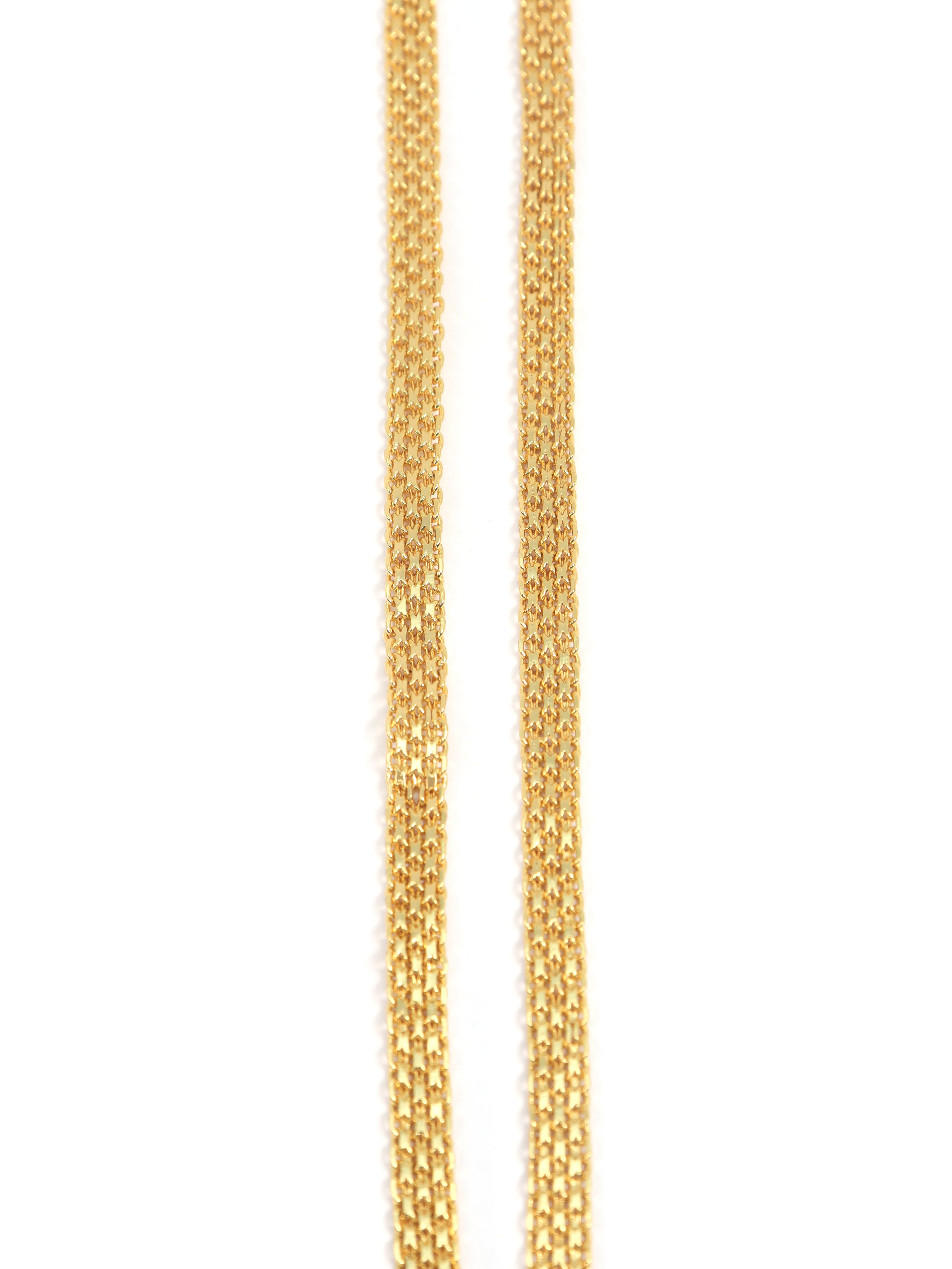 City Girl 24 CT Gold Plated Anti Tarnish 20 inch Copper Chain for Men and Women.(CN 50)