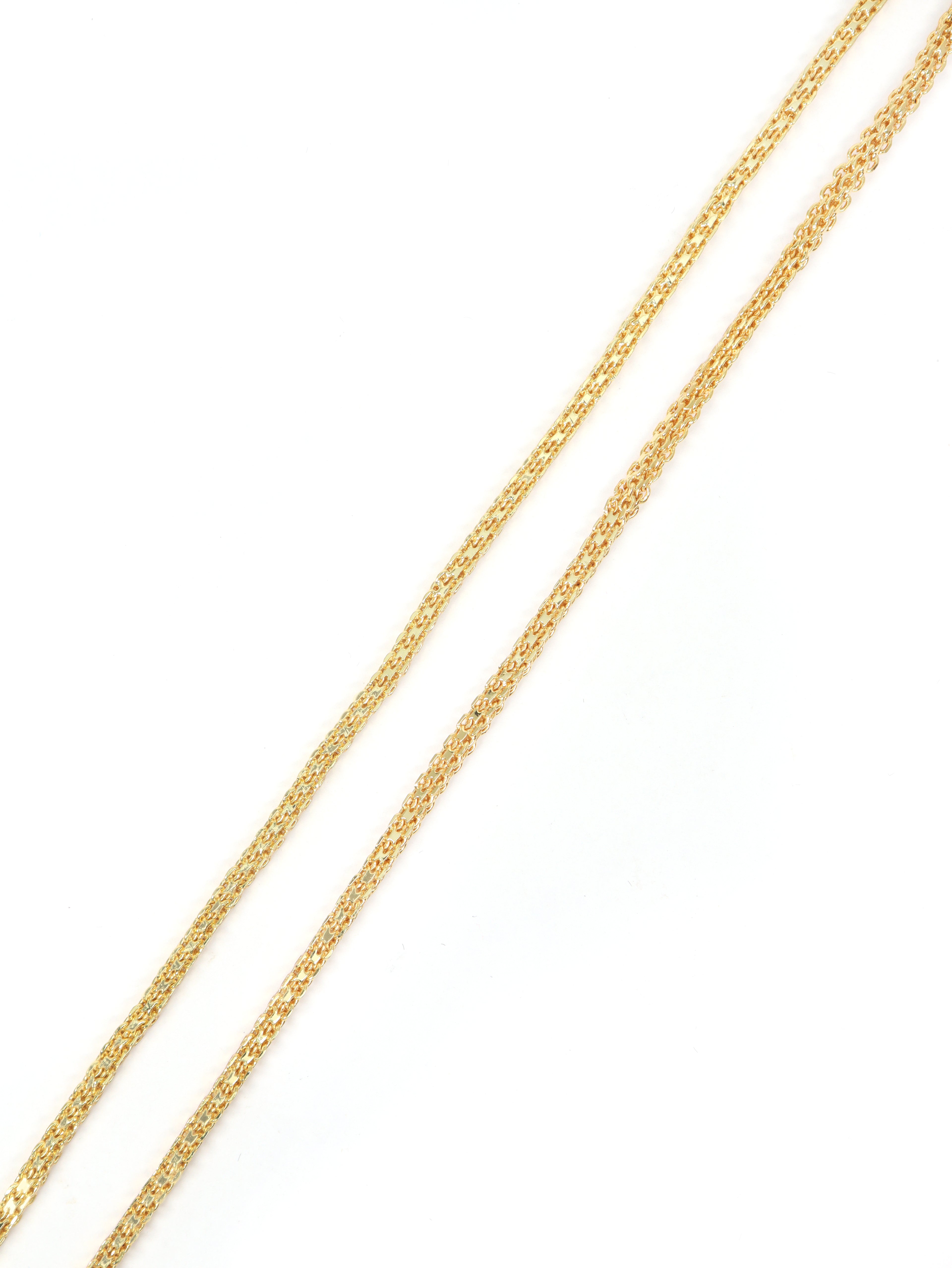 City Girl 24 CT Gold Plated 24 inch Copper Chain for Girls and Women.(CN 3901)