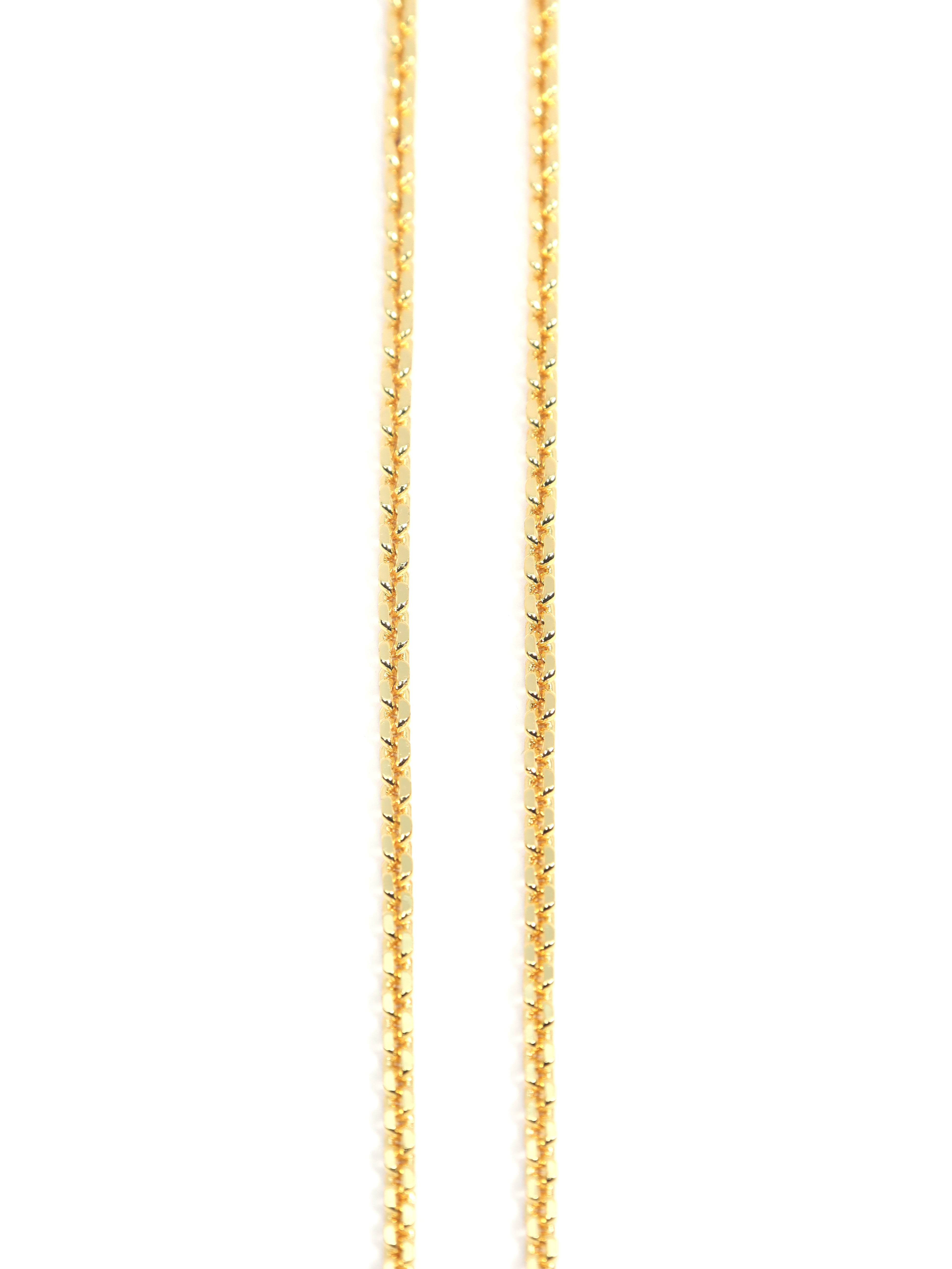 City Girl 24 CT Gold Plated Anti Tarnish 24 inch Copper Chain for Men and Women.(CN 1666)