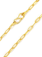 City Girl Jewellery 24CT Gold Plated Chain for Women & Girls | 20 Inch Lightweight Copper Chain Necklace | Gold Replica Daily Wear Necklace | Skin Friendly, Rash Free, Durable Fashion Jewellery for Casual, Office & Party Wear