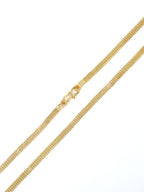 City Girl 24 CT Gold Plated Anti Tarnish 20 inch Copper Chain for Men and Women.(CN 865)