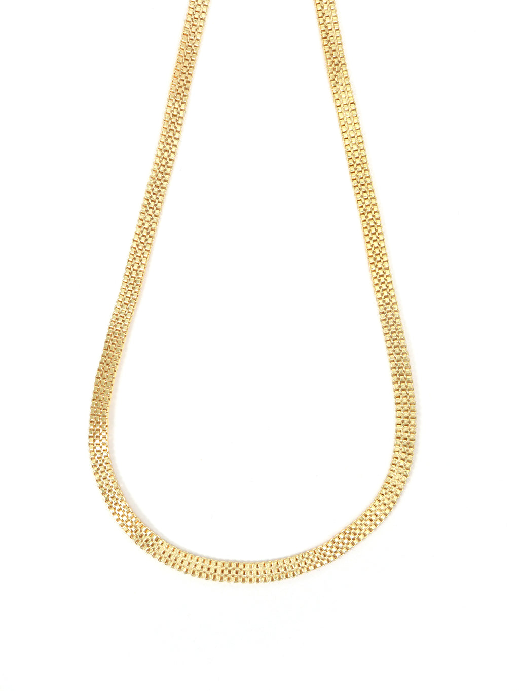 City Girl 24 CT Gold Plated 24 inch Copper Chain for Men and Women.(CN 865)