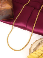 City Girl 24 CT Gold Plated 20 INCH Copper Chain for Men and Women.(CN 1629)