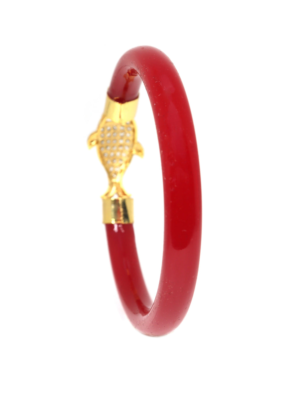 City Girl Bengali 24ct Gold Plated Acrylic Pola Kada Bangle Set For Girls and Women. (2 Pc) (LB 354)