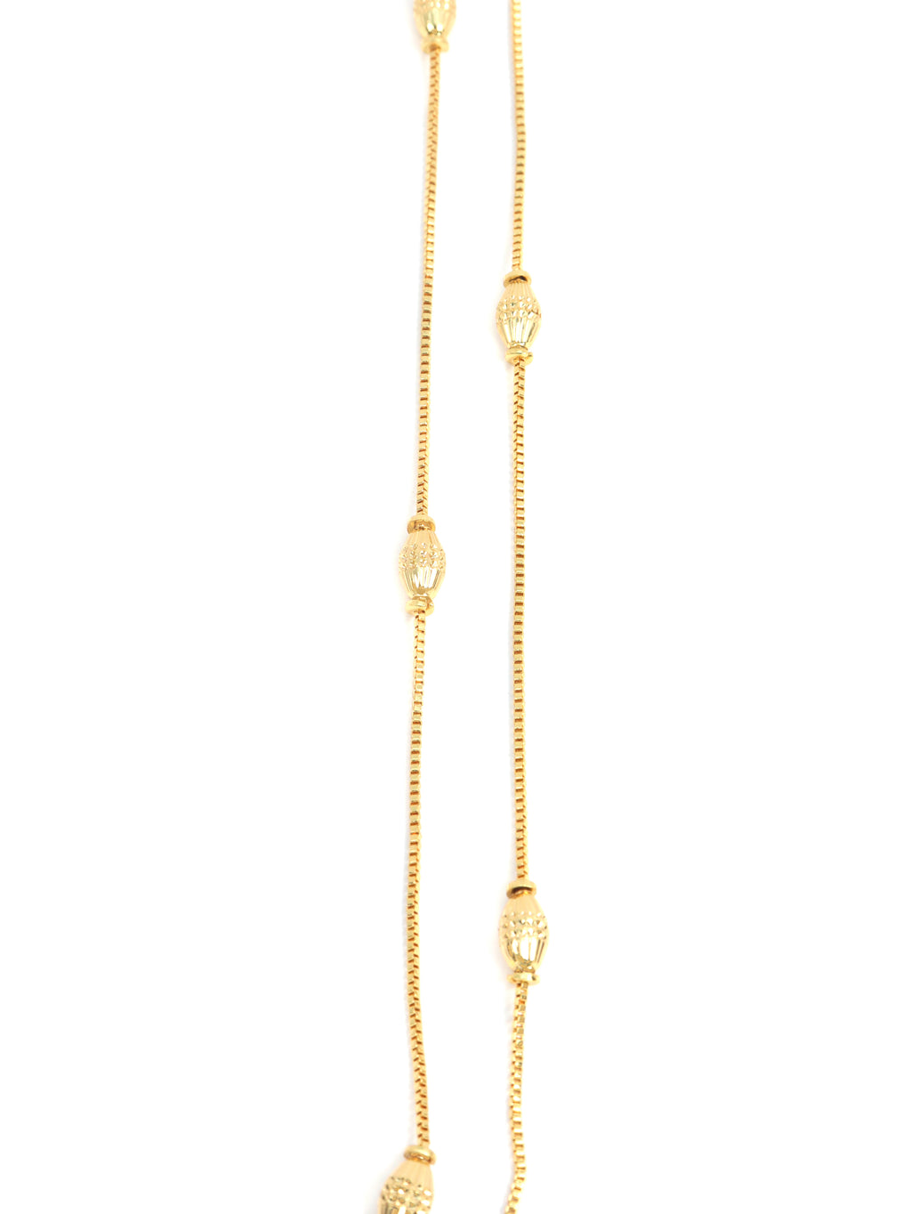 City Girl 24 CT Gold Plated Anti Tarnish 24 inch Copper Chain for Girls and Women.(CN 1617)