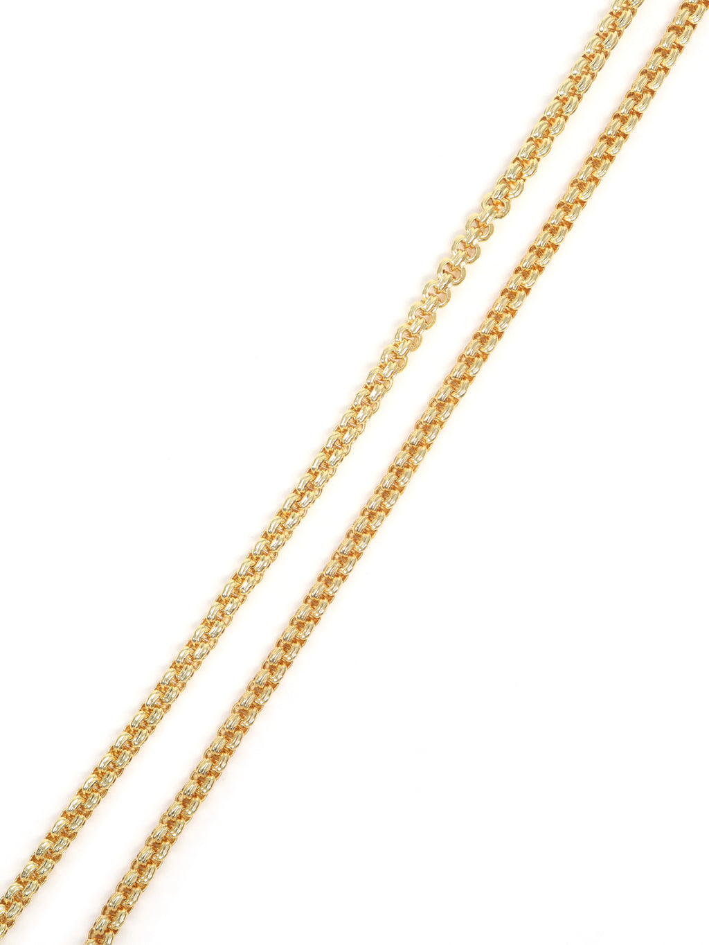 City Girl 24 CT Gold Plated 20 INCH Copper Chain for Men and Women.(CN 1629)