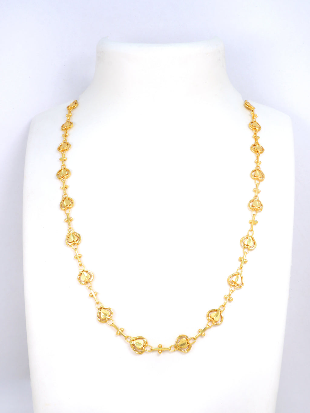 City Girl 24 CT Gold Plated Anti Tarnish 24 inch Copper Chain for Girls and Women.(BGC 005)