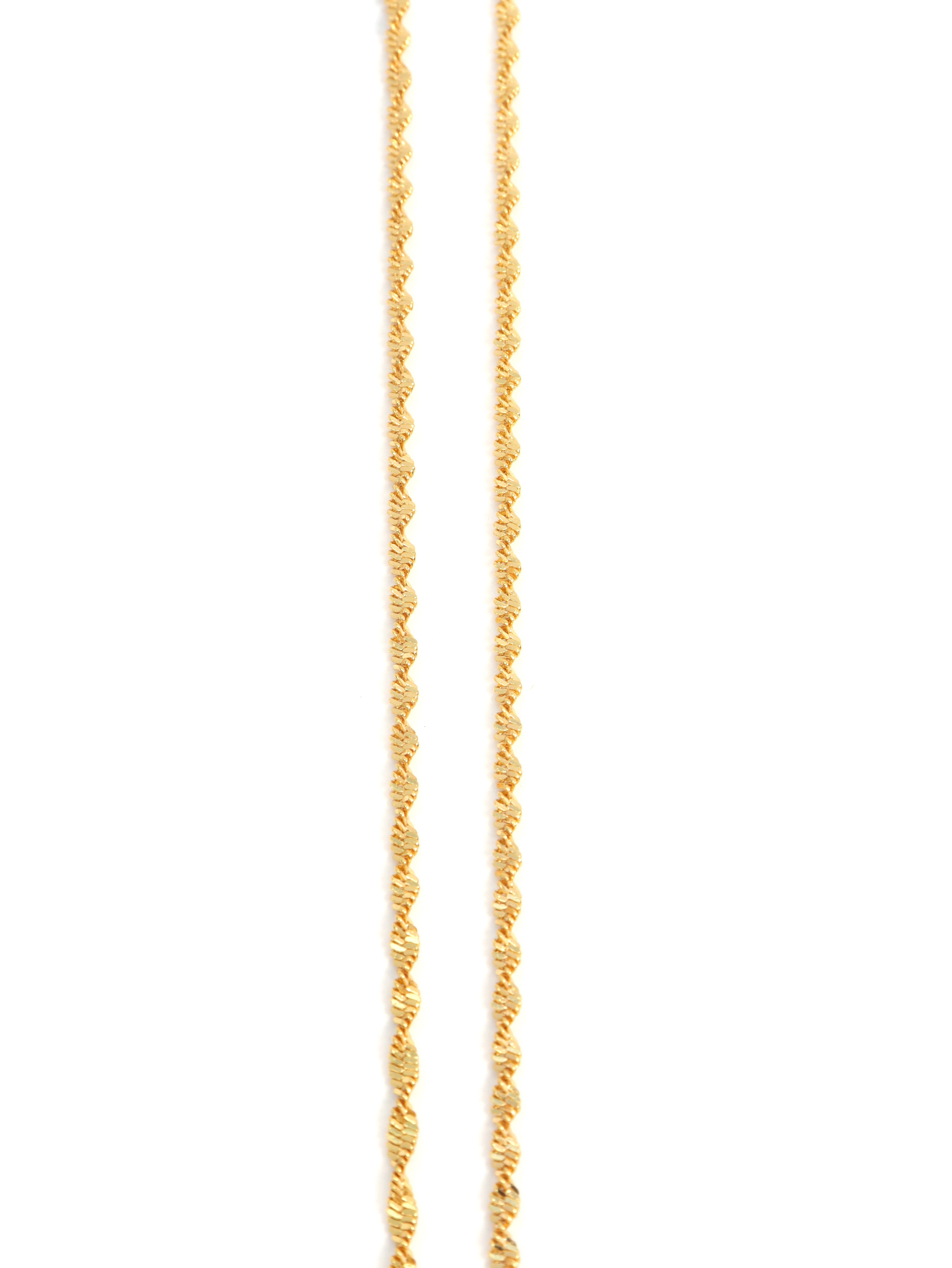 City Girl 24 CT Gold Plated Anti Tarnish 24 inch Copper Chain for Girls and Women.(DCP1)