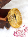 City Girl Traditional Handcrafted Anti Tarnish 24ct Gold Plated Copper Bangle KADA with Screw For Women and Girls. (1 pcs) (CH 003)