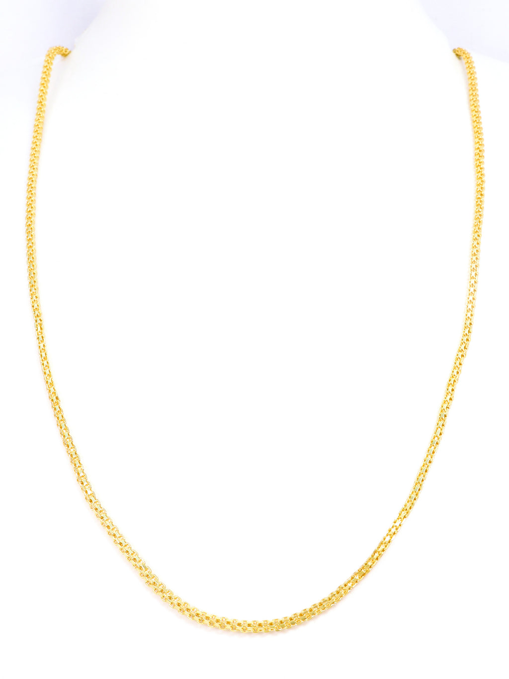 City Girl 24 CT Gold Plated 24 inch Copper Chain for Girls and Women.(CN 3901)