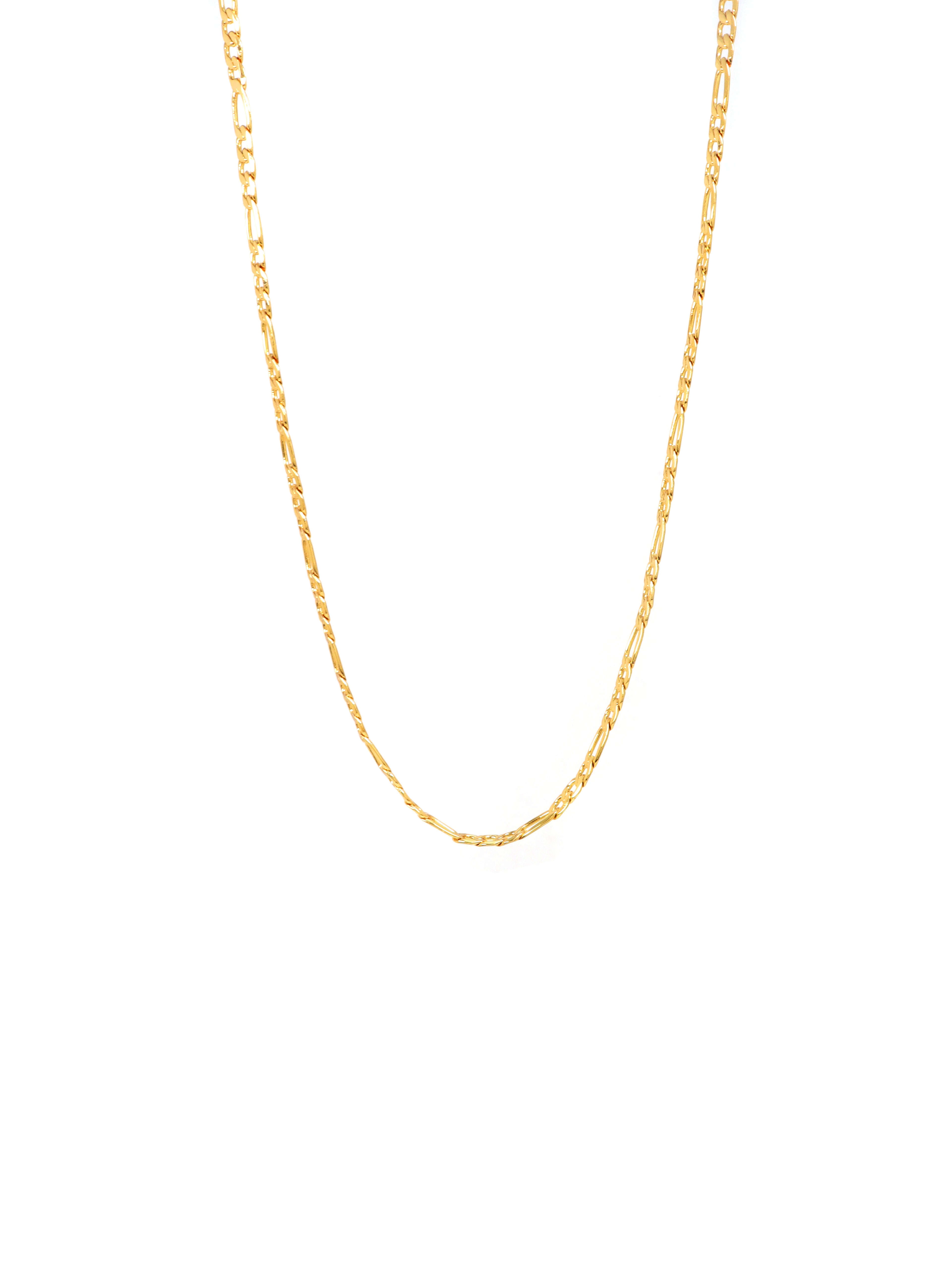 City Girl 24 CT Gold Plated Anti Tarnish 24 inch Copper Chain for Men and Women.(CN 4068)