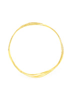 City Girl Traditional Handcrafted Anti Tarnish 24ct Gold Plated Copper Bangle KADA Set For Women and Girls. (2 pcs) (SP 706)
