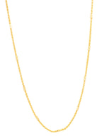 City Girl 24 CT Gold Plated Anti Tarnish 20 inch Copper Chain for Girls and Women.(CN 1156)
