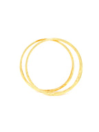 City Girl Traditional Handcrafted Anti Tarnish 24ct Gold Plated Copper Bangle KADA Set For Women and Girls. (2 pcs) (SP 750)