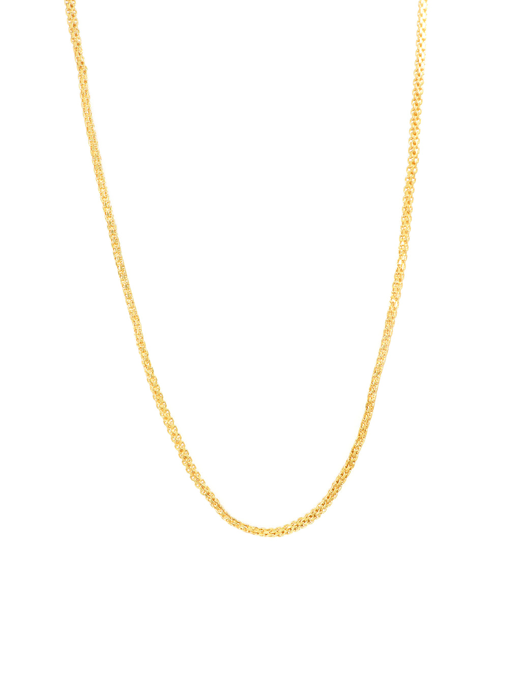 City Girl 24 CT Gold Plated 24 inch Copper Chain for Girls and Women.(CN 3901)