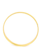 City Girl Traditional Handcrafted Anti Tarnish 24ct Gold Plated Copper Bangle KADA Set For Women and Girls. (2 pcs) (SP 4471)