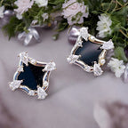 City Girl CZ Stone Stainless Steel Anti-Tarnish Golden Earrings – Luxe Minimalist