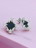 City Girl CZ Stone Stainless Steel Anti-Tarnish Golden Earrings – Luxe Minimalist