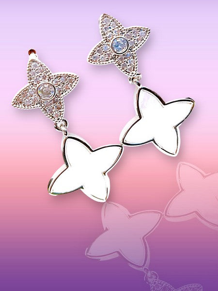 City Girl Cz Stone Stainless Steel Anti Tarnish Western Earring.