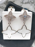City Girl Cz Stone Stainless Steel Anti Tarnish Western Earring.