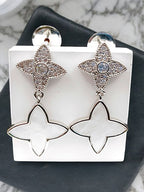 City Girl Cz Stone Stainless Steel Anti Tarnish Western Earring.