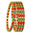 American Diamond Bangle – Divina Collection (Pack of 4)