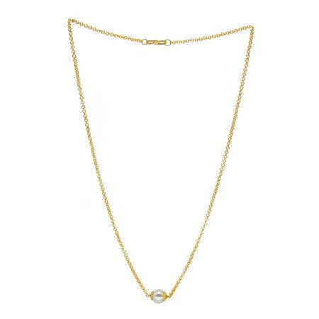 Manikya Gold-plated Sleek Minimal Brass Chain