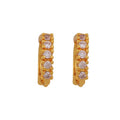 CITY GIRL Traditional Gold Plated Brass Bali Earrings