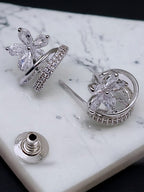 Midnight Charm – Black CZ Western Studs