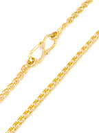 City Girl Men's 24 Inch 24CT Micro Gold Plated 3 mm Designer Chain Necklace | 6 g Daily Wear