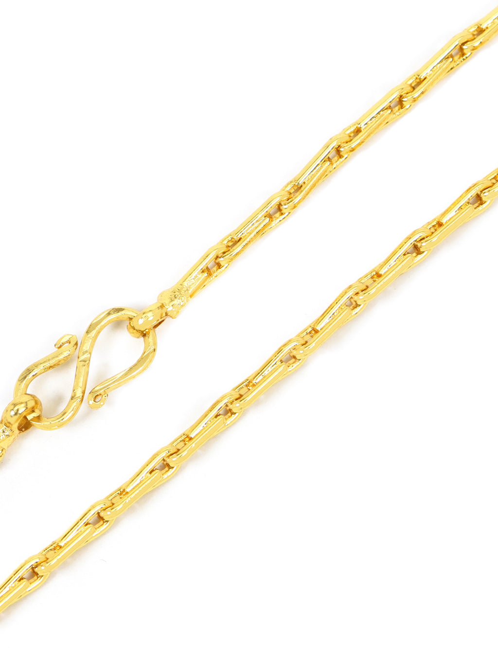 City Girl Jewellery 24CT Gold Plated Chain for Women & Girls | 24 Inch Lightweight Copper Chain Necklace | Gold Replica Daily Wear Necklace | Skin Friendly, Rash Free, Durable Fashion Jewellery for Casual, Office & Party Wear
